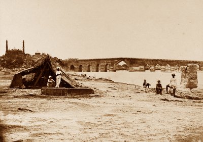 Steinbrücke, Lucknow von Felice Beato